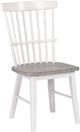Winners Only® Brantley Gray/White Dining Side Chair-0