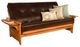 Kodiak Furniture Phoenix Oregon Trail Java/Butternut Full Futon with Mattress-0