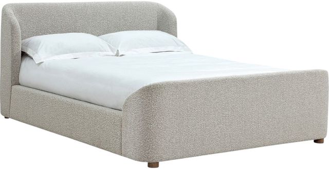 Modus Furniture Virgil Kiki Cotton Ball Full Upholstered Platform Bed-0