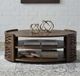Liberty Furniture Warren Park Coffee Brown Oval Cocktail Table-1