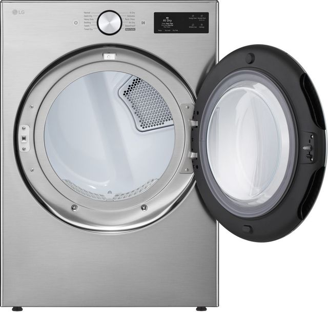 LG 7.4 Cu. Ft. Graphite Steel Smart Front Load Electric Dryer with TurboSteam® and Built-In Intelligence-1