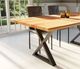 Corcoran Importation Zen 2-Piece Black X Table Legs Set-2