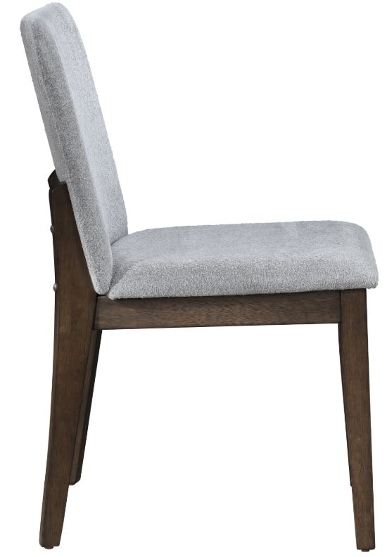 New Classic® Home Furnishings Kody Dark Walnut/Stone Gray Dining Side Chair-3