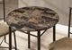 Monarch Specialties Inc. 3 Piece Espresso Marble Dining Set-1