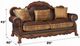 ACME Furniture Dresden Brown/Cherry Oak Sofa-2