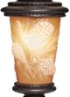 Pacific Coast® Lighting Pine Cone Glow Dark Bronze Table Lamp With Night Light-4