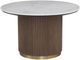 Fairfield® Dimitri Kafe Dining Table with White Marble Top-0
