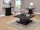 Coaster® Reston Cappuccino Pedestal Square End Table-2