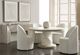 Bernhardt Solaria Dune Dining Table with Fossil Pedestal -1