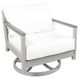 CabanaCoast® Customizable Nevis Aluminum Outdoor Lounge Swivel Rocker Chair-0