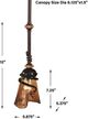 Uttermost® Vitalia Oil Rubbed Bronze Mini Pendant-2