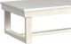 Elements International Catilin Brushed White Coffee Table-1