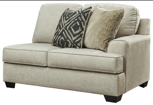 Benchcraft® Wellhaven 2-Piece Linen Left-Arm Facing Sectional-3