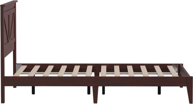 Rize Home Farmhouse Style Classic Cherry Full Panel Bed-2