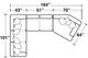 Jackson Furniture Mammoth 3-Piece Chocolate Right Side Facing Sectional-1