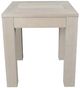 CabanaCoast® Customizable Chateau Wooden 21" Outdoor Square Side Table-1