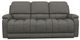La-Z-Boy® Greyson Blue Grey Leather Power Reclining Sofa with Headrest and Lumbar-1