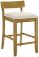 Armen Living Merie Amber Glow/White Counter Stool-0