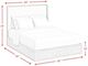 Elements International Rosalie Black/Gray Upholstered Queen Panel Bed-2