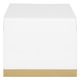 Chelsea House Waterfall White Coffee Table -2