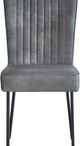 Mazin Furniture Barcelona Black/Gray Side Chair-1