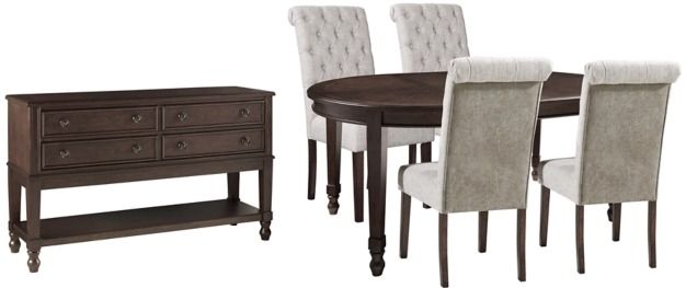 Signature Design by Ashley® Adinton 6-Piece Reddish Brown Dining Set-0
