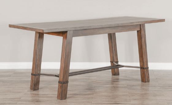 Sunny Designs™ Beautiful Buck Skin Counter Bench with Wood Seat