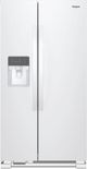 Whirlpool® 24.6 Cu. Ft. White Side-By-Side Refrigerator-0