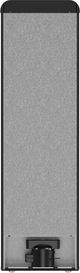FORNO® Storico Alta Qualita 22" 9 Cu. Ft. Black Retro Counter Depth Bottom Freezer Refrigerator with Copper Tone Handle-5