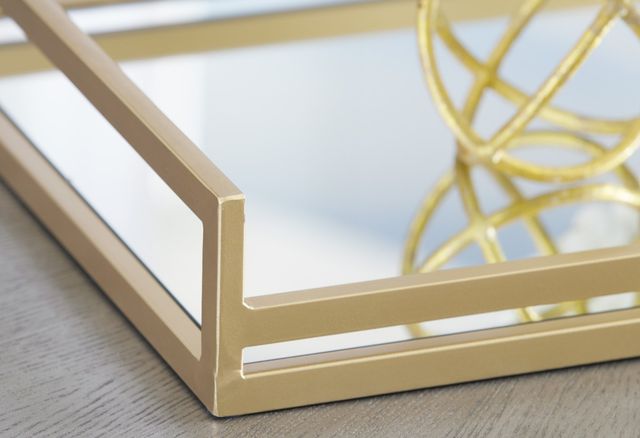 Signature Design by Ashley® Derex Gold Tray-2