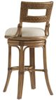 Tommy Bahama® Furniture Key Biscayne Bay Harbour Ivory/Taupe Swivel Bar Stool-2
