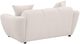 Coaster® Destino Greige Chenille Upholstered Splayed Arm Loveseat-4