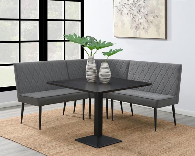 Coaster® Moxee Gray/Gunmetal Corner Bench-1