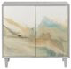Olliix by Madison Park Bering Silver Multi 2 Door Abstract Modern Accent Chest-0