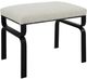 Uttermost® Diverge Black/White Small Bench-0