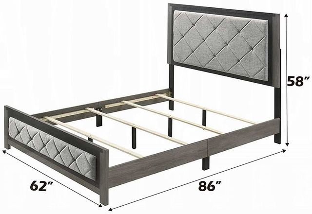 ACME Furniture Jehoram Gray Queen Panel Bed-2