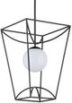 Currey & Company Rochefort Black/White Medium Lantern-2