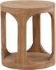 Dovetail Furniture Collina Natural Side Table-0