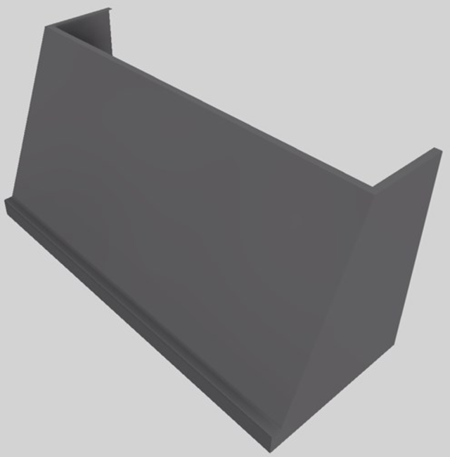 Vent-A-Hood® 60" Wall Mounted Range Hood-Gunsmoke-3