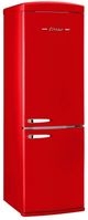 Unique® Appliances Classic Retro 24" 11.7 Cu. Ft. Candy Apple Red Counter Depth Bottom Freezer Refrigerator-2