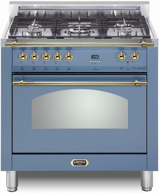 LOFRA® Dolcevita 36" Lavender Pro Style Dual Fuel Range-0