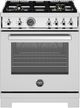 Bertazzoni Professional Series 30" Fingerprint Resistant Stainless Steel Pro Style Gas Range-0