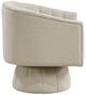 Homelegance® Bristol Taupe Swivel Chair-3