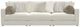 Jackson Furniture Ritzy 3-Piece Bone Sectional -3