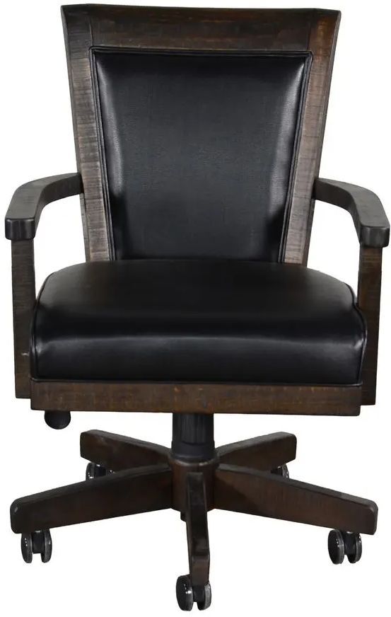 Sunny Designs™ Homestead Black/Tobacco Leaf Game Chair-2