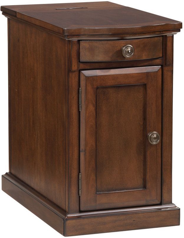 Signature Design by Ashley® Laflorn Medium Brown Chair Side End Table-1