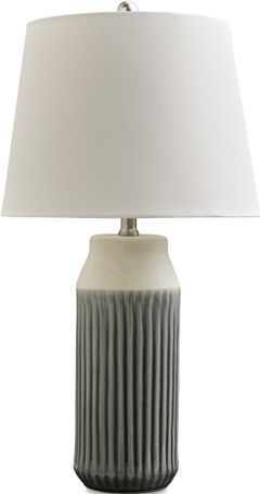 Signature Design by Ashley® Afener Beige/Blue Table Lamp