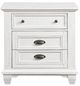 Homelegance® Mackinac White Nightstand-2