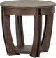 Magnussen Home® Lyndale Nutmeg Round End Table-0