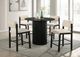 Coaster® Hamlyn 5-Piece Black/Cream Counter Dining Set-1